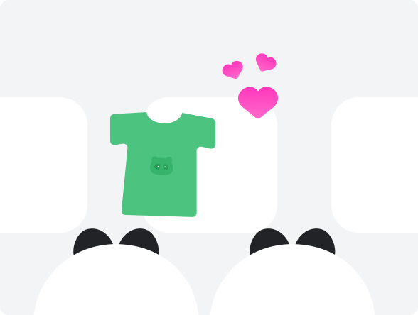 옷을 판매하는 그림